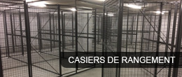 Casiers de rangement